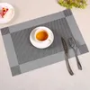 Table Mats Diagonal Box Western-style Food PVC Insulated Pad Rectangle Contracted Cushion Household Disposable Plates