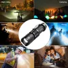 Flashlights Torches Waterdichte Brightes Mini L2 LED -zaklamp Q5 T6 Verstelbare Focus Zoom Zoom Flash Light Lamp Gebruik 14500 of 18650 Batterij 221117