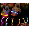 Inne imprezy imprezowe zapasy LED Flash Shoe Clip Light Up Glow in the Dark for Party Dancing quating Night Running Safty Gear Pacyk DHF0A