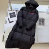 Trench da uomo invernale Cappotto da giacca stilista per uomo Donna Lettere Piumini Giacche lunghe calde Parka Nero Bianco Grigio Opzionale