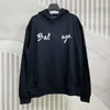 Designer Balencigas Damen-Graffiti-Hoodie Herbst und Winter, klassischer Kapuzenpullover mit Sperrknopf, lockerer, lässiger, bedruckter Kapuzenpullover für Männer und Frauen, balanciagas