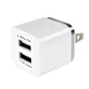 USB Charger Dual 2 Ports US Plug 5V 2.1A 1A Travel Wall Adapter Mobile Phone Chargers For Samsung Huawei LG