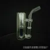 Latest Pyrex Thick Glass Bubbler Oil Burner Mini Hookahs Water Bong Pipes 5 Styles Choose Portable Dry Herb Tobacco Cigarette Tool Accessories