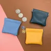 Storage Bags Waterproof Key Holder Coin Purse Mini Wallets Automatic Closing Pu Leather Bag Travel Collector