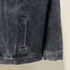 Duyou Mens Jackets Metal Black Japanese Denim Overdimensionerad jacka Classic Washed Shirts High-End Fashion for Men Women Jacket Tops 851083