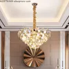 Lustres Lustre en cristal américain moderne LED salon chambre luxe salle à manger éclairage décoratif