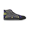 GAI GAI Scarpe personalizzate da uomo Designer Canvas Sneakers da donna Dipinte a mano in arancione Fashions Mid Trainer