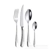 Dinnerware Sets Children Stainless Steel Portable Party Tableware Cutlery Set Fork Spoon Knife Jogo De Jantar Kitchen Utensils DL6D