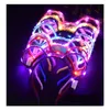 Andra festliga festförsörjningar Led Light Up Cat Rabbit Mice Ear Horn Crown Pannband ADT Kids Party Glowing Blinking Hairband Hoop PR DHZ1U