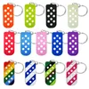 Shoe Parts Accessories Shoes Charms Keychain Eva With Holes Fit Clog Storage Soft Key Board Ring For Car Keys Ornaments Decoration G Smtog