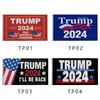 Drapeau Trump 3x5 pieds, drapeaux électoraux 2024, bannière Donald The Revenge Tour, 150x90cm