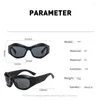 Sunglasses Unique Irregular Hip Hop For Women Brand Designer Cool Sun Glasses Men Y2K Vintage Gothic Shades Goggles Eyeglasses