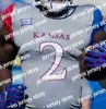 Abbigliamento da football universitario americano Nik1 Kansas Jayhawks Maglia da calcio NCAA College Gale Sayers Velton Gardner Jason Bean Mason Fairchild Trevor Wilsom Kyron Johnson