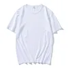 Men's T Shirts Combed Cotton Short Sleeve Crewneck Blank T-shirt Solid Color Bottoming Shirt Advertising