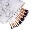 Cosmetic Bags Bag Make Up Marble Portable Ladies Travel Case Makeup Brushes Organizer Storage Women Men Toiletry Wash Kit Purse