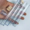 Transparent Plastic Smoking Pre-Roll Tube Empty Seal Jar Portable Storage Stash Case Package Box Rolling Handroller Cigarette Cigar Holder Tobacco Herb Bottle DHL