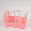 Bird Cages Hanging Box Cage Feeder Mini Stainsteel Metal Canary Parrot Aviary Nidos Para Pajaros Pigeon Supplies DL60NL