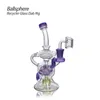 Hurtownia 7,68 cala Woda Bong Ballsphere Recycle Glass Dab Rig