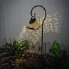 Garden Decorations Solar Powered Watering Can Sprinkles Fairy Waterproof Shower Art LED Light Lantern Outdoor Lawn Courtyard Decoration Lamp 221116