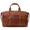 Duffel Bags 2022 Design Leather Travel Bag For Men Male Duffle Large Capacity Weekender 50cm Luggage Business Flight