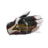 ST343 Luvas de motocicleta de couro ST343 Luva de motocross protetora respirável para homens montando tela de toque Mittens Guantes Moto