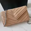 Créateur de mode femme sac à main sac à main portefeuille en cuir véritable femmes messager croix corps chaîne