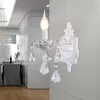 Żyrandole nowoczesne kryształowy wisiorek żyrandol oświetlenie wewnętrzne do loft salon sypialnia kuchnia