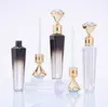 White Black Diamond Lip Gloss Tubes flaskor Rensning Tom Tour Travel Bottle Packaging Containrar Refillerbara lipglossflaskor SN231