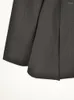 Costumes de femmes femmes Black silhouette blazer manches longues simples lâches 2022 Fashion de printemps décontracté manteaux de costume féminin