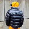 Nouveau vers le bas coton veste hommes hiver chaud couleur unie à capuche vers le bas manteaux Parka hommes vestes vêtements d'extérieur manteau