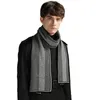 Halsdukar klassisk affärssclef män kashmir vinter varm vintage sjal lång wrap lyx varumärke designer gåvor wwh1910-9