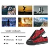 Tasarımcı Gümrük Ayakkabı DIY Erkek Kadınlar Erkekler Kadın Kırmızı Mavi Eğitimler Spor Spor ayakkabıları ayakkabı koşucuları Özelleştirilmiş Color75