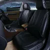 Car Seat Covers 5-Seat Black PU Leather Cover Front Rear Cushions Mat Cushion Protector Fashion Style