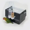 Bird Cages Outdoor Toys Cage Feeder Tray Acrylic Travel Canary House Birds Small Parrots Nidos Para Pajaros Supplies DL6NL