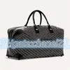 Viajes Diseñador de lujo Bolsa de lona Keepall Equipaje de gran capacidad Bolso para hombre de las mujeres Totes de cuero real Hombro Weekeng hob295v