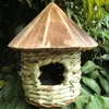 F￥gelburar papegoja h￤ngande tr￤bur matare utomhus duva aviary canary nidos para pajaros f￥glar accessoires dl60nl