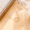 Choker Shiny Paved Tiny Crysral Circle Necklaces For Women 2022 Gold Color Chain Jewelry Accessory