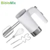 Binder Biolomix 5 velocidades de 500W Misturador de alimentos elétricos Handheld Blender de massa de cozinha com 2 batedores 1 batedor e 2 ganchos de massa 221117