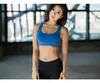Yoga Outfit Women Fitness Sports Bra Tops Gym Runch Grougging Crop Top Tank Tank Bated Intelder Tennis Vest Bras P094