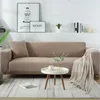 Pokrywa krzesełka stały kolor kukurydziany aksamitna gęstna sofa elastyczna sofa All-inclusive Four Seasons Non-Slip skórzana