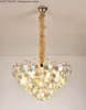 Lustres Lustre en cristal américain moderne LED salon chambre luxe salle à manger éclairage décoratif