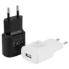 USB -telefonladdare 5V 2A 1 Port Travelladdning Adapter EU Plug -strömförsörjning för Samsung Huawei Xiaomi Mobiltelefon