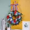 Decoratieve bloemen est aankomst Onafhankelijkheidsdag krans vakantie indoor slinger raam deur hangende kunst ambacht cadeau