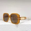 Солнцезащитные очки Sacoche для женских модных тарелок Crace Рамка Объем зеркала нога FF 40065 Дизайнерские солнцезащитные очки для мужчин роскошные