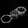 Nyckelringar Compass Bottle Opener Keychain Portable Beer Key Ring Holders Fashion Drop Delivery Jewelry DHD9Q