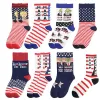 Trump 2024 Socken Make America Great Again Lieblingsstrümpfe für Erwachsene Frauen Männer Universal Baumwolle Sport Großhandel