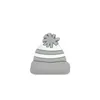 Nouveau mignon Mini chapeau tricoté forme perles en vrac sans BPA Silicone perle de dentition accessoire à mâcher pour bricolage bébé sucette chaîne Chewlry collier