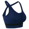 Yoga outfit mode top dames bh ritsing opening beha's ondergoed anti-shake sport gym push up workout tops ademende tops