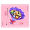 Flores decorativas grinaldas kit de constru￧￣o de buqu￪ diy para crian￧as e alduts presentes de anivers￡rio ano novo meninas mulheres m￣e namorada rrc503