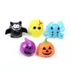 FEVERIￇￃO FEVERAￇￃO DE HALLOWEEN Lightup Rings Glow Jewelry Party Favor Favor Casca de Casca do Pr￪mio Caixa de Brinquedos de Bancos de Goodie Stuffers Drop Del Del Dhjzz